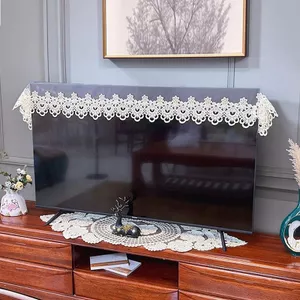 YHMJFBY1314 Lưới Ren TV Chống Bụi Bao Vải Boot Không Mang Lên TV Bìa Vải Khăn Cao Cấp TV Chống Bụi