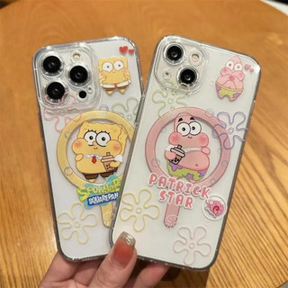 🔷Vỏ bảo vệ iPhone trong suốt nam châm họa tiết họa hoa độc đáo, không ố vàng chống va đập bền lâu in sắc nét không mờ