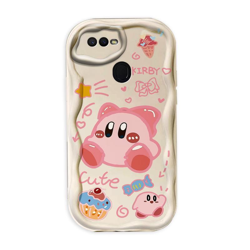 Thích hợp cho OPPO A5S A7 A12 F9 F9 Pro Phụ kiện 3D TPU mềm Loopy Kirby Vỏ điện thoại chống sốc