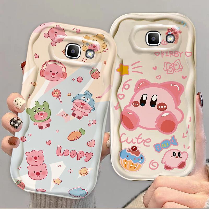 Thích hợp cho Samsung J7 Prime ON7 2016 Bảo vệ 3D TPU mềm Loopy Kirby Vỏ điện thoại chống sốc