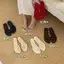 TT Roman Flat Strap Flip-Flops Nữ Mùa Hè 2026 Phong Cách Mới Dép Lật Dép Dép Tất Cả