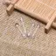 AqToCna 10 Chiếc Acrylic Trong Suốt Mềm Thanh Lưỡi Nhẫn Xoắn Xuyên Cơ Thể Gợi Cảm Trang Sức AqToCna