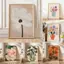 Poster hoa màu be cổ điển Không có khung Tranh Canvas Preppy Trang trí phòng tại nhà