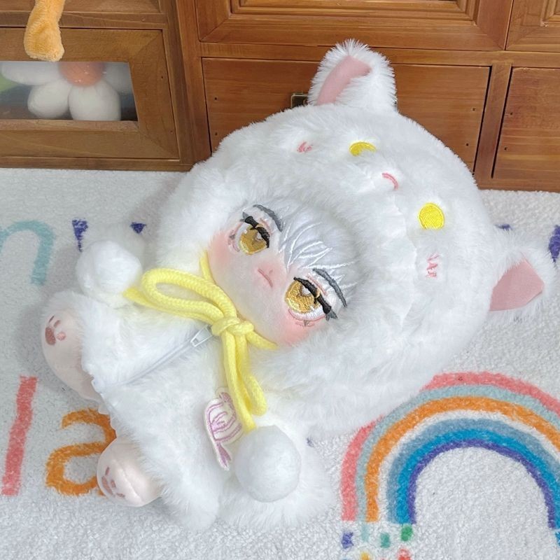 Tình Yêu Ánh Sáng Và Đêm Cotton Búp Bê Ánh Sáng Ban Đêm Lông Cừu Dòng Lông Cừu Cáo Quà Tặng 20cm Quần Áo Bé Xiaoyi Trang Phục