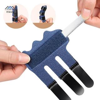 ELBBKG Giảm Đau Kích Hoạt Cố Định Ngón Tay Nẹp Làm Thẳng Nẹp Có Thể Điều Chỉnh Sọc Rối Loạn Gãy Nẹp Ngón Tay Corrector Hỗ Trợ Mới