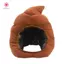 MJnmc Sáng Tạo Hình Dễ Thương Sang Trọng Nón Đồ Chơi Nhồi Bông Ngộ nghĩnh Giả Poop Full Mũ Đội Đầu Gag Quà Tặng Cosplay Đảng Ảnh Đạo Cụ Sáng Tạo Dễ Thương Mới