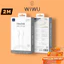 Cáp Sạc Nhanh 27W WIWU Wi-C062 Type C to Lightning Cho iPhone iPad - Silicon Dài 2m Chống Rối