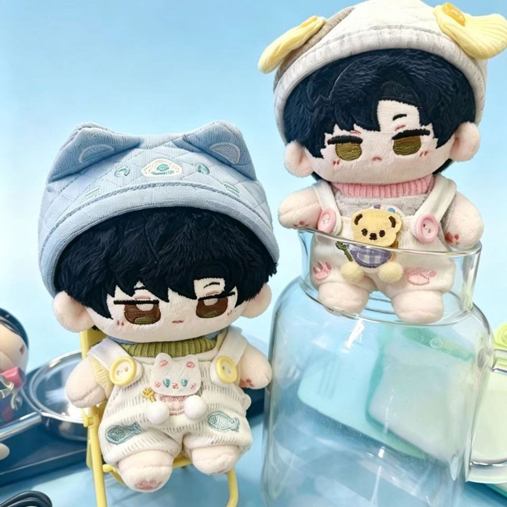 Bộ động vật nhỏ 10cm "Muối biển Mèo mèo" "Chó sủa" Phụ kiện trang phục búp bê Cotton 10cm
