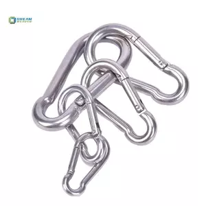Móc khóa lò xo bằng thép không gỉ 304 Móc khóa Qui Link Lo Bule mới