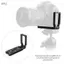 Apill Giá đỡ máy ảnh Hợp kim nhôm Tấm tháo nhanh 1/4in Lỗ gắn để chụp ảnh EOS 5D Mark