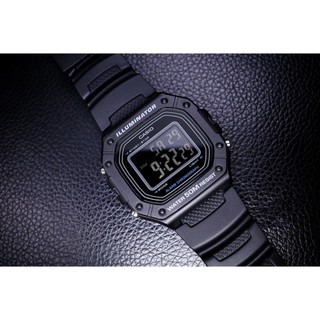 Đồng Hồ Nam Dây Nhựa Casio  W-218H-1B Pin 7 Năm | W-218H-1BVDF Pin 7 Năm