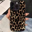 Ốp Lưng IPhone 17 13 16 11 15 12 14ProMax 7 8 16 14 13 Plus XR X XS Max Bìa Bóng Mịn Họa Tiết Da Báo Thời Trang