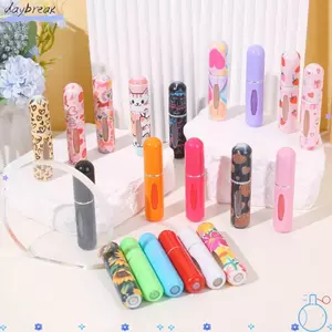 Chai Xoay Xịt DAYBREAK, Chai Nước Hoa Mini 5ml Trống, Chai Pha Chế Nước Hoa Có Thể Đổ Lại Chống Rò Rỉ Dễ Thương Cho Máy Đựng Mỹ Phẩm Du Lịch