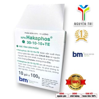 Hakaphos 30-10-10+TE – Bung đọt mạnh, lá xanh dày, cây phục hồi nhanh