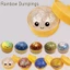 Sản phẩm bán chạy Long lanh Bánh bao Squishy Bóng giảm căng thẳng, Bánh bao lấp lánh màu hồng hiếm Đồ chơi mềm mại và dễ thương, Hộp mù bí ẩn