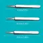 Bigapple 8CM Nhíp Mụn Đầu Đen Kẹp Mụn Dụng Cụ Loại Bỏ Mụn Thẩm Mỹ Viện Cạo Kim RDG