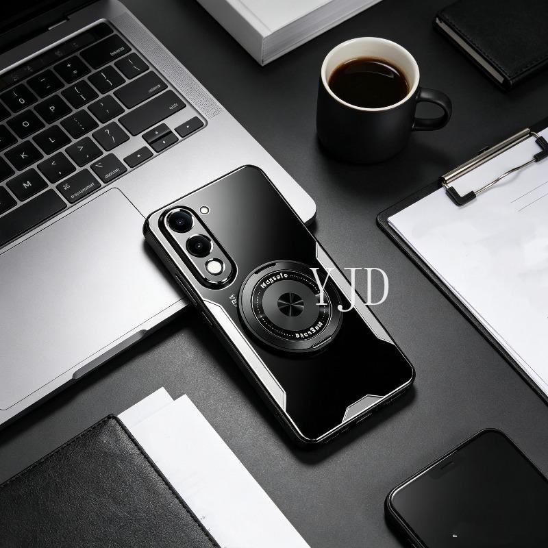 Ốp Lưng Samsung Galaxy A57 A37 A27 A17 A07 Hợp Kim Nhôm Kim Loại 360° Ốp điện thoại chống rơi giá đỡ xoay