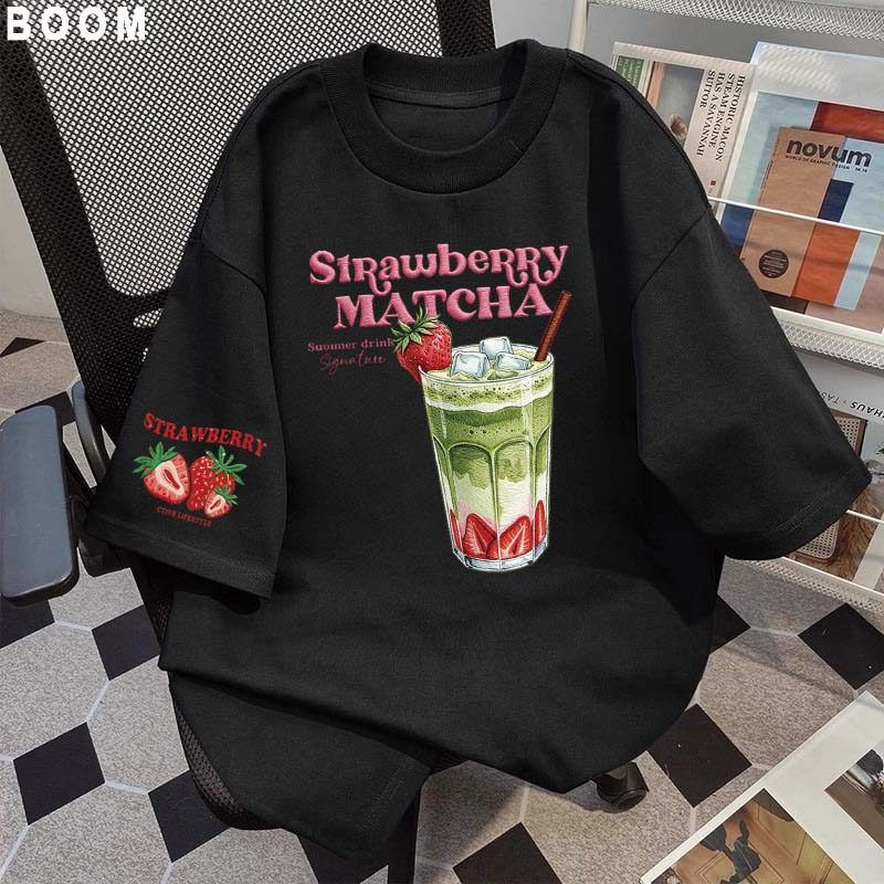 Áo thun chữ thêu nữ kiểu hàn quốc form rộng tay lỡ cổ tròn cotton mát - hè hot trend in cách dễ thương- Local brand #10