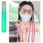 SHUPUN 1 Cặp Tóc Giả Bện Quyền Anh, Tóc Giả Thay Đổi Dần dần Bím Tóc Giả, Tóc Tổng Hợp Nữ Ins Y2K Mô Phỏng Tóc Giả Màu Chiên Bột Xoắn Phong Cách Bím Bẩn