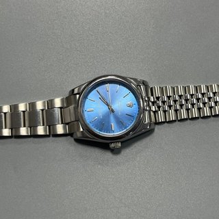 Dành cho Rolex Datejust 20mm 316 thép không gỉ bạc vòng tay hàu rắn Dây đeo năm thánh