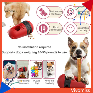Đồ chơi ăn xếp hình cho chó có giá đỡ gậy chống cắn – Thức ăn chậm cho chó nhỏ vừa – Điều trị phân phối đồ chơi huấn luyện chó con an toàn vui nhộn Sử dụng sẵn để nhai