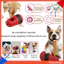 Đồ chơi ăn xếp hình cho chó có giá đỡ gậy chống cắn – Thức ăn chậm cho chó nhỏ vừa – Điều trị phân phối đồ chơi huấn luyện chó con an toàn vui nhộn Sử dụng sẵn để nhai