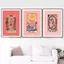 Nordic Abstract Tarot Canvas Painting Lovers Sun Empress Priestess Art Home Wall Decor Canvas Poster