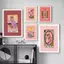 Nordic Abstract Tarot Canvas Painting Lovers Sun Empress Priestess Art Home Wall Decor Canvas Poster
