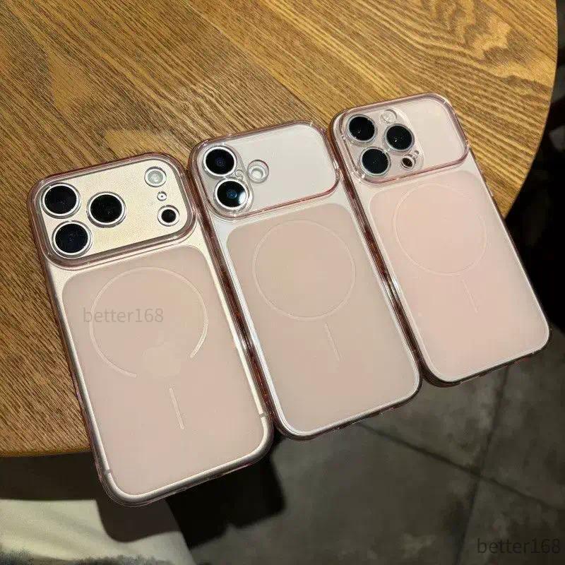 Ốp Lưng Trong Suốt Từ Tính Cho IPhone 17 16 15 14 13 12 Pro Max Bảo Vệ Camera Siêu Mỏng Chống Sốc Thời Trang
