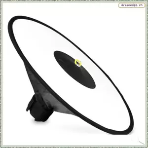 Hộp mềm flash tròn 44cm đa năng Di động có thể gập lại Phong cách Speedlite Diffuser Reflector Dây đeo cho đèn flash máy ảnh