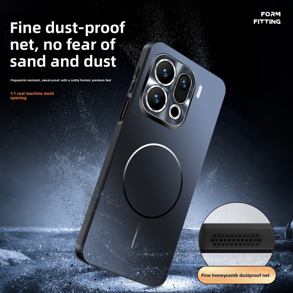 Ốp Mim Cho OPPO Find X9 Pro FindX9 Vỏ Băng Từ Tính Độ Nét Cao Ống Kính Phim Ốp Lưng Điện Thoại Chống Sốc Vỏ Cứng
