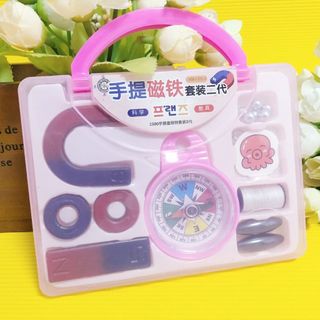 Trẻ Em Hình Chữ U Thí Nghiệm Khoa Học Dụng Cụ Giảng Dạy Đồ Chơi Nam Châm Đá Hướng Dẫn Học Sinh 26.4.23