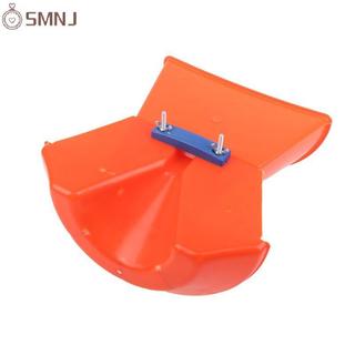 SMNJ Nhựa Đỏ Heo Con Bát Ăn Treo Tường Bền Thức Ăn Cho Lợn Máng Chống Tràn Cho Chuồng Và Trang Trại Động Vật Bút Mới
