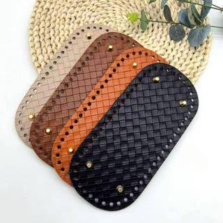 JU DIY Túi Da Đáy 22x10cm PU Dệt Kim Ví Đế Làm Túi Xách Móc Tote Đế Cho Túi Handmade Dự Án VN