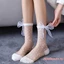 Tất Sheer nữ có chấm nơ trang trí, thoáng khí, phù hợp mùa hè