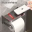 Kệ Treo Giấy Vệ Sinh Nhà Tắm 2in1 Cao Cấp, Tích Hợp Khay Để Đồ Tiện Lợi, Dán Tường Không Cần Khoan