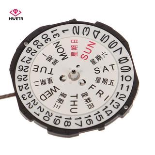 HWETR SL25 / SL28 / SL68 Thay thế chuyển động đồng hồ thạch anh 3 tay song ngữ Lịch kép Phụ kiện sửa chữa đồng hồ cho thợ đồng hồ