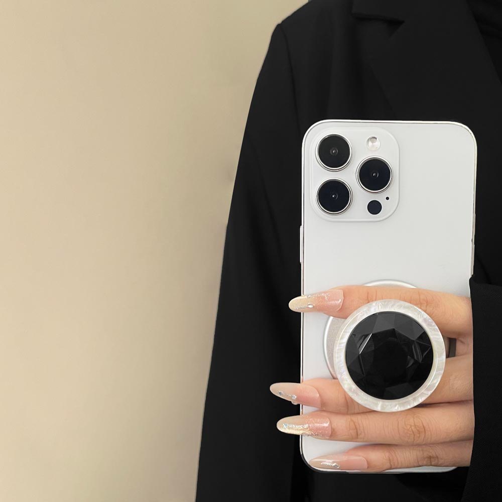 Popsocket Huancai Yuan Họa Tiết Nam Châm Có Thể Gập Lại Giá Đỡ Điện Thoại Nam Châm