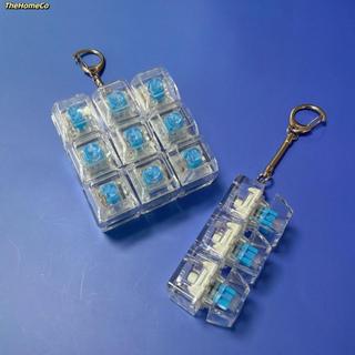 Bàn phím ngón tay THEHOMECO, Nút tiện ích Keycap Fidget Móc khóa, Vượt qua thời gian Giảm căng thẳng 4 / 5 Phím Clicker Đồ chơi trẻ em