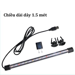 Đèn LED bể cá chìm Đèn LED chống nước USB đổi màu Đèn bể cá tiết kiệm năng lượng