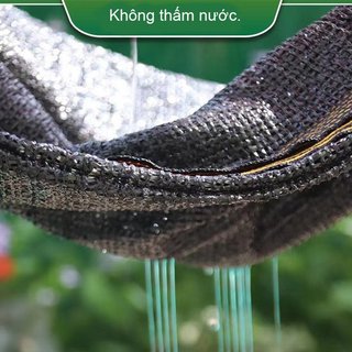 Lưới che nắng ngoài trời PE đen Khối UV Ban công Sân vườn Mái hiên che nắng Vỏ che mái thoáng khí