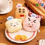 Giao hàng trong ngày [Chính hãng] Crayon Shin-Chan Baking Series Sang trọng Charm Donut Fat Toot Zaemon Móc khóa Túi Đồ trang trí Bánh mì dễ thương Crayon Shin-Chan Doll Anime Quà tặng hàng hóa