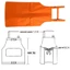Treeling Quần áo bảo hộ lao động chống nước Tạp dề nhà bếp Pinafore Bền Dễ dàng làm sạch Thắt lưng có thể điều chỉnh