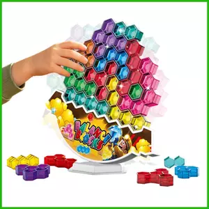 Cân Bằng Khối Xây Dựng Trò Chơi Gỗ Tương Tác Bàn Đồ Chơi Tương Tác Khối Xây Dựng Trò Chơi Cho Trẻ Em Bé Trai Bé Gái saixit2vn