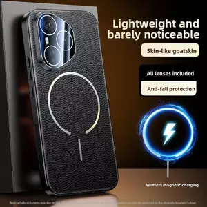YJD Ốp Lưng Cho Honor 400 Pro Da Sang Trọng Nhẹ Và Mỏng PC Backboard Từ Tính Thu Hút Chống Rơi Vỏ Điện Thoại