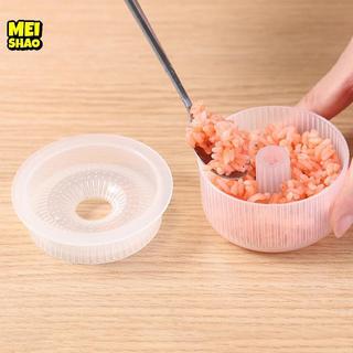 MeiShao Mùa Đi Học Donut Tròn Cơm Bóng Khuôn Chống Dính Máy Làm Sushi DIY Dễ Dàng Cơm Bóng Báo Chí Khuôn Trẻ Em Bé Bento Bộ Nhà Bếp Đẹp