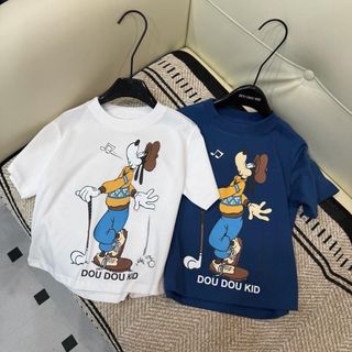 [Aff- DOU DOU KID] AP76 CÚN Áo Phông Trẻ Em Hữu Cơ 14-48kg Cho Bé Gái Và Bé Trai