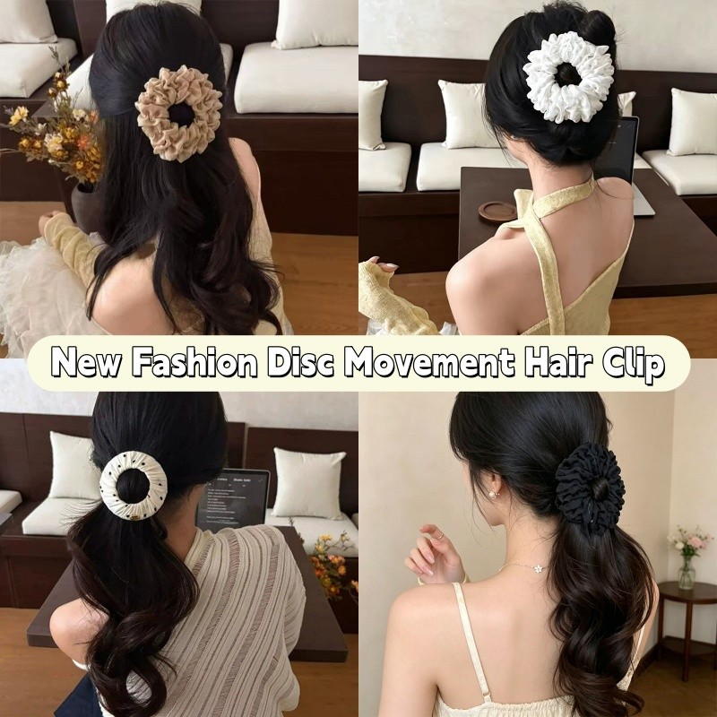 Không Đau Đầu Hoa Bud Donut Vuốt Tóc, Kẹp Tóc Phong Cách Scrunchie Vải Mềm, Giá Đỡ Đuôi Ngựa Chống Trơn Trượt Để Sử Dụng Hàng Ngày & Thường Ngày