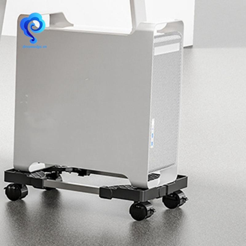[dreamedge] Giá đỡ tháp PC có bánh xe lăn Giá đỡ tháp máy tính Giá đỡ CPU di động Hỗ trợ điều chỉnh giá đỡ CPU