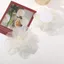 OLVIDO Organza Hoa, Chất Liệu Organza Vải Hoa Phụ Kiện DIY, Hình Hoa Thanh Lịch Màu Hồng Quần Áo Phụ Kiện Đám Cưới